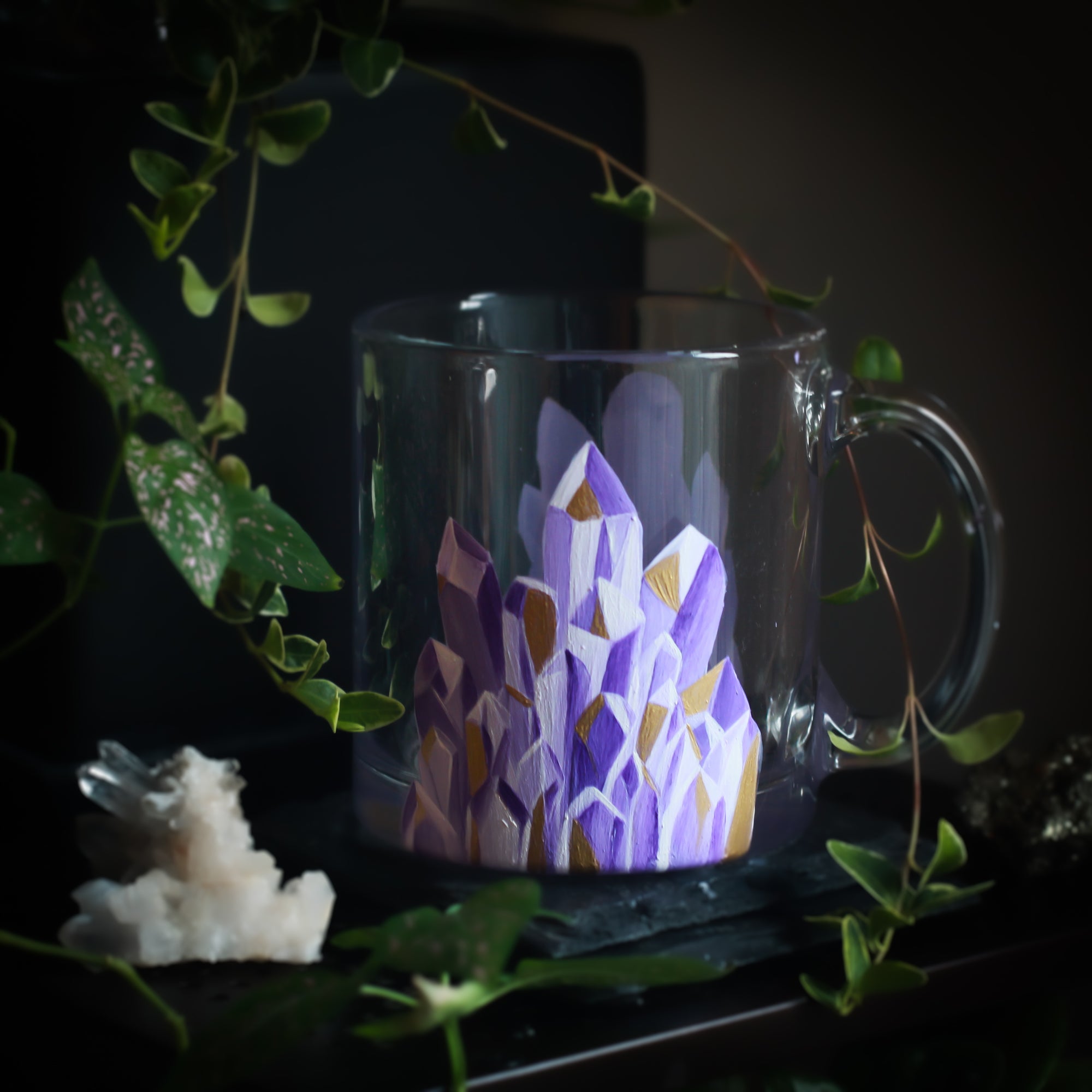 Amethyst Crystal Mug