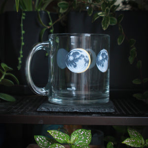 Gray & Gold Moon Phase Mug