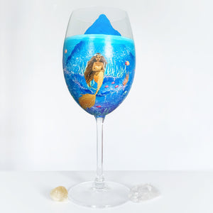 Mermaid Wine Glass No.2