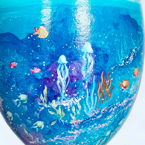 Mermaid Wine Glass No.2