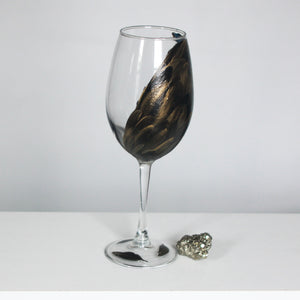 Galaxy Raven Wine Glass No.1