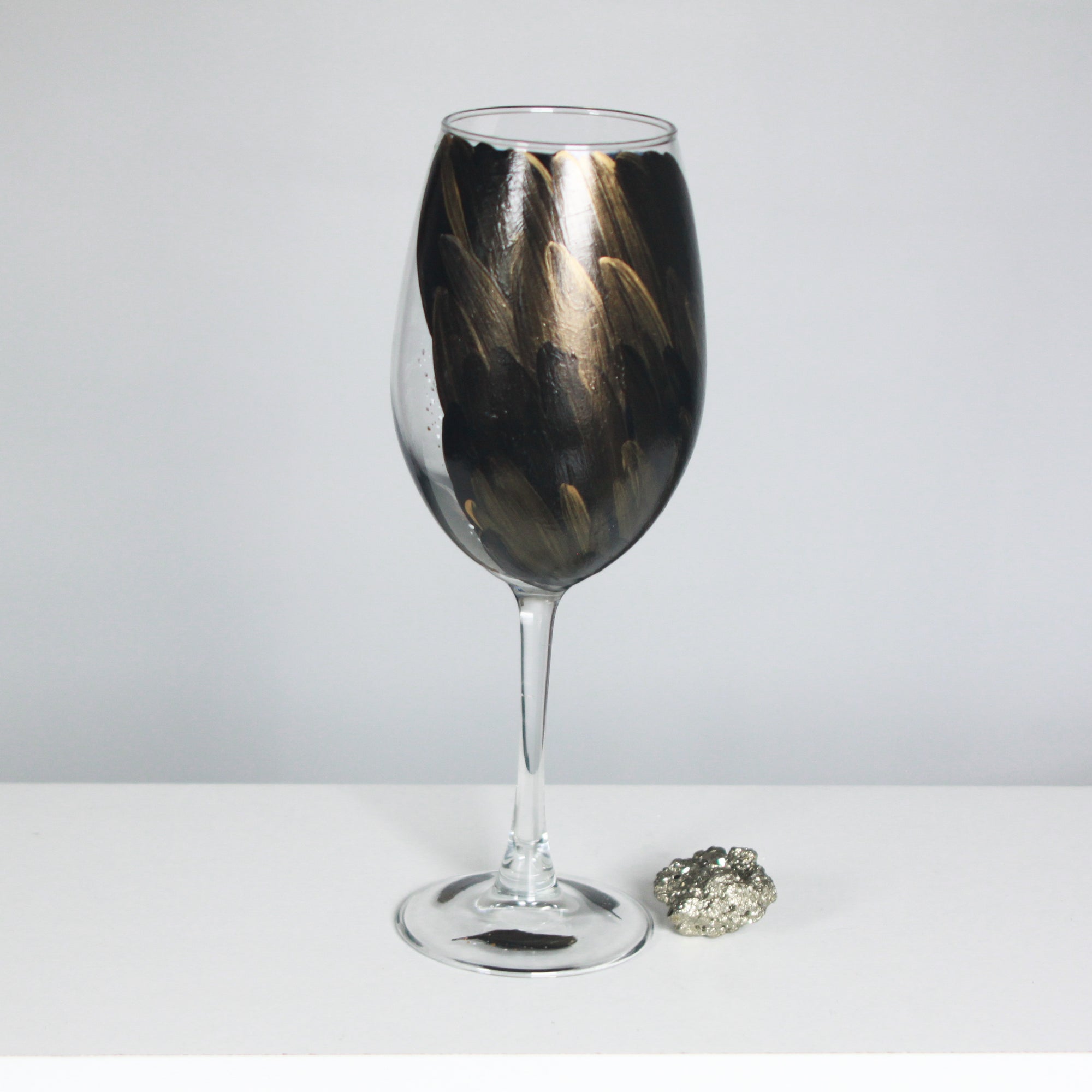 Galaxy Raven Wine Glass No.2