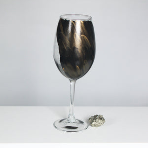 Galaxy Raven Wine Glass No.2