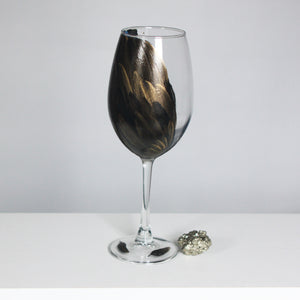 Galaxy Raven Wine Glass No.2