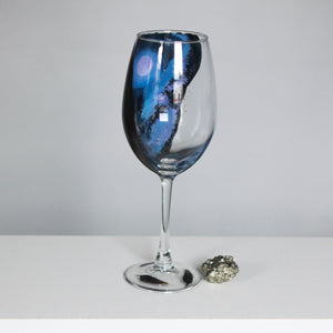 Galaxy Raven Wine Glass No.2