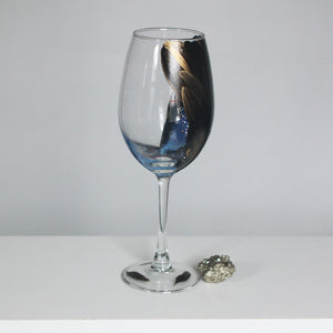 Galaxy Raven Wine Glass No.2