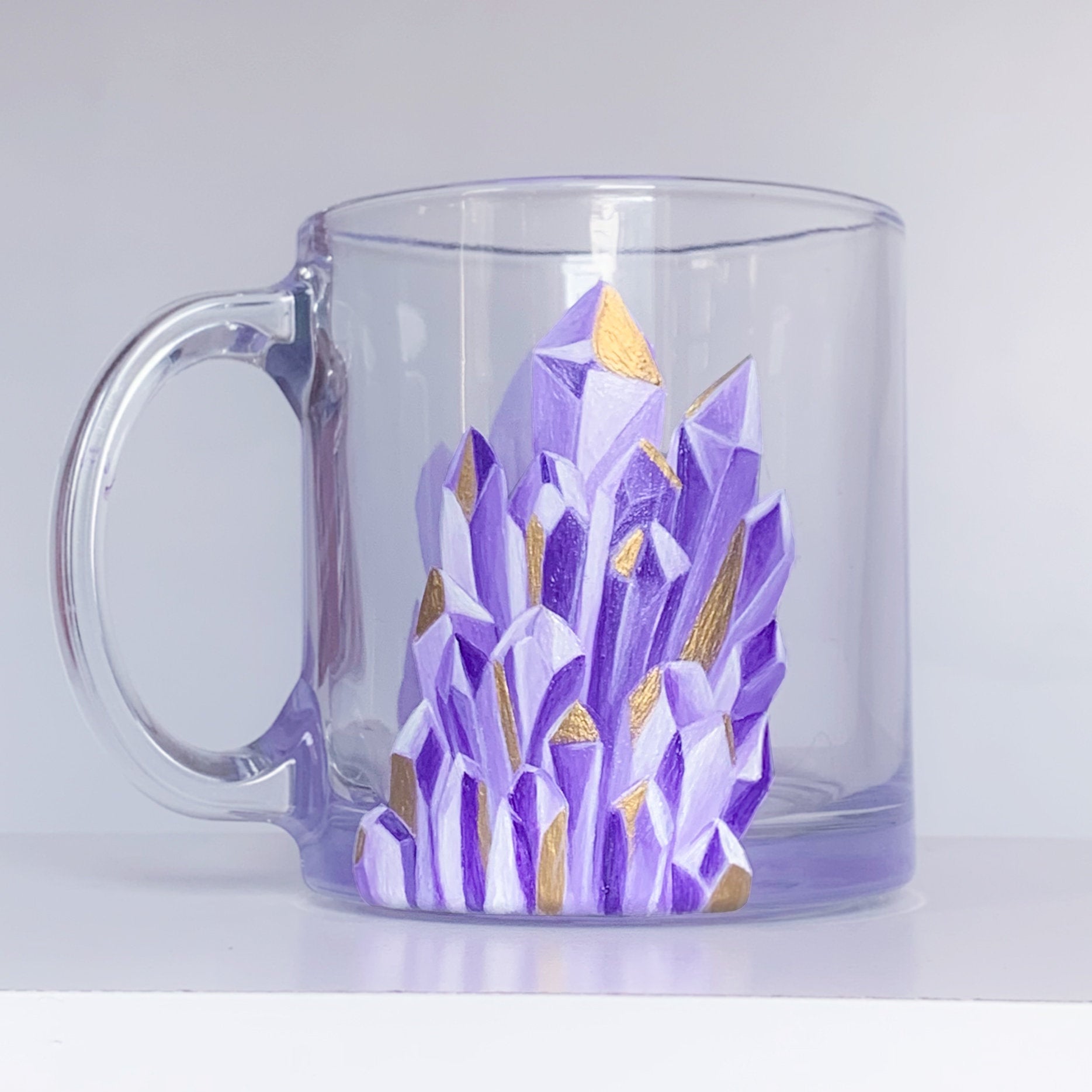 Amethyst Crystal Mug