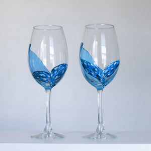 Whale Wine Glass Set