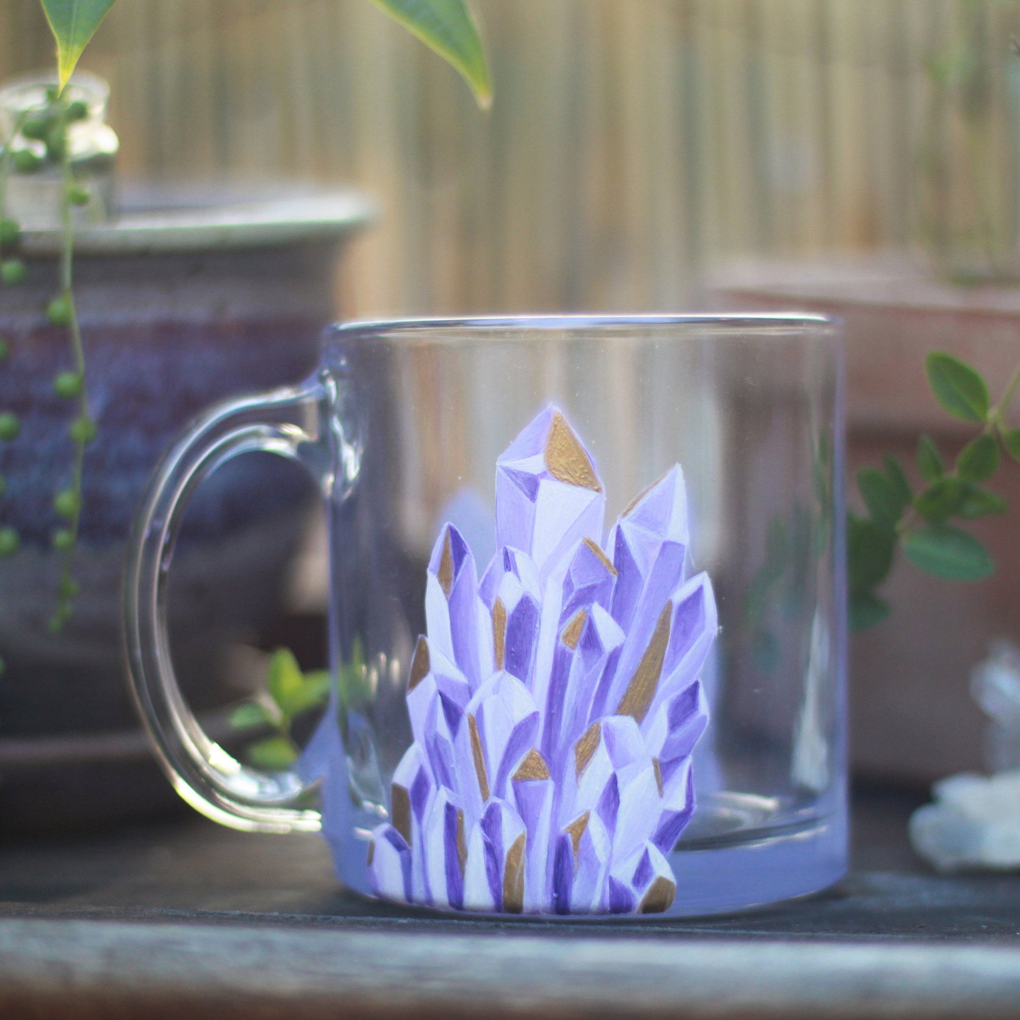 Amethyst Crystal Mug