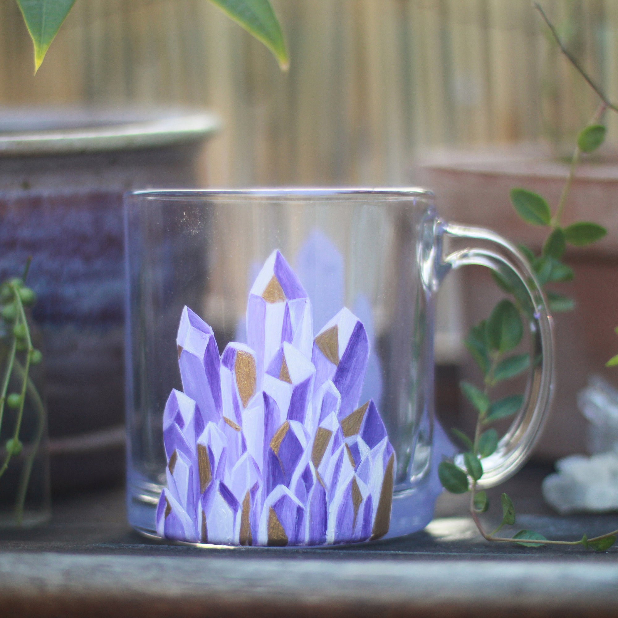 Amethyst Crystal Mug